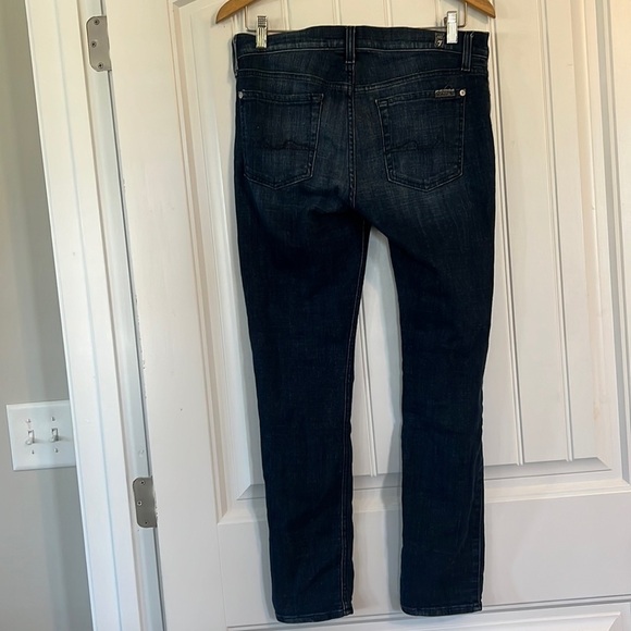 7 for all Mankind Josefina Skinny Boyfriend Jeans Size 26 - Picture 5 of 7